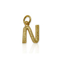 Gold Plated Little Alphabet Pendant