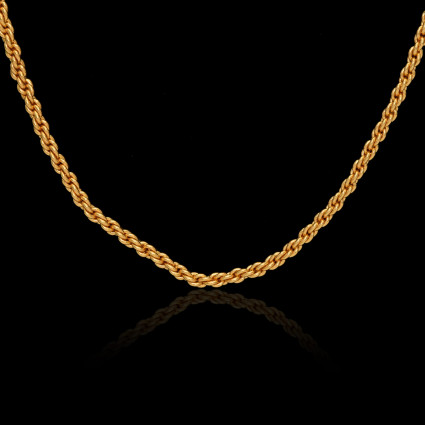 Micro Gold Plated Anjali Chain