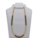 Gold Plated Thick Crystal Net Custom Chain