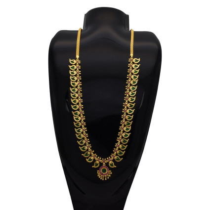 Classic Green Palakka Model Mango Long Chain