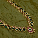 Traditional Kerala Green Palakka Long Haram/Chain