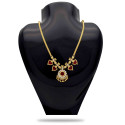 Gold Plated Double Palakka Necklace for Girls